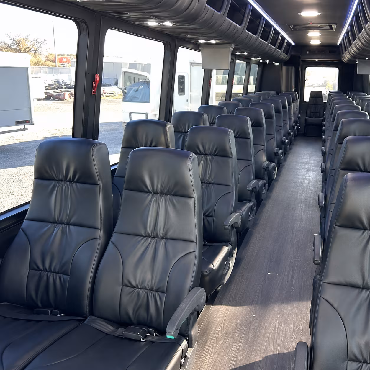 28 passenger minibus inside