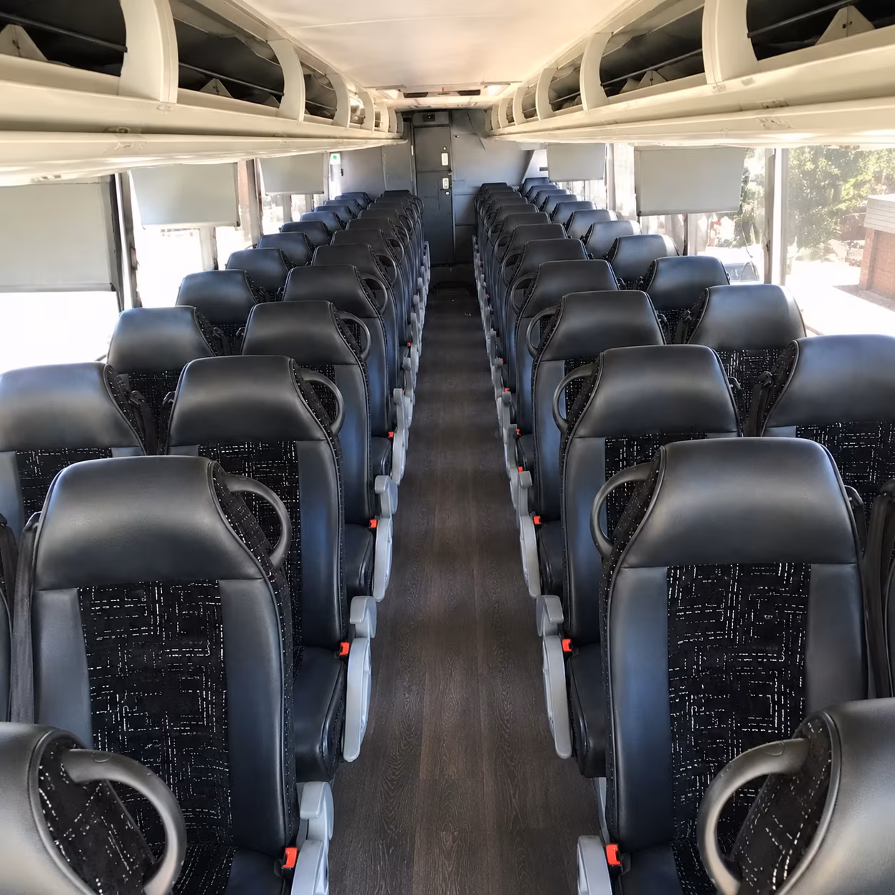 spokane valley charter bus rental interior