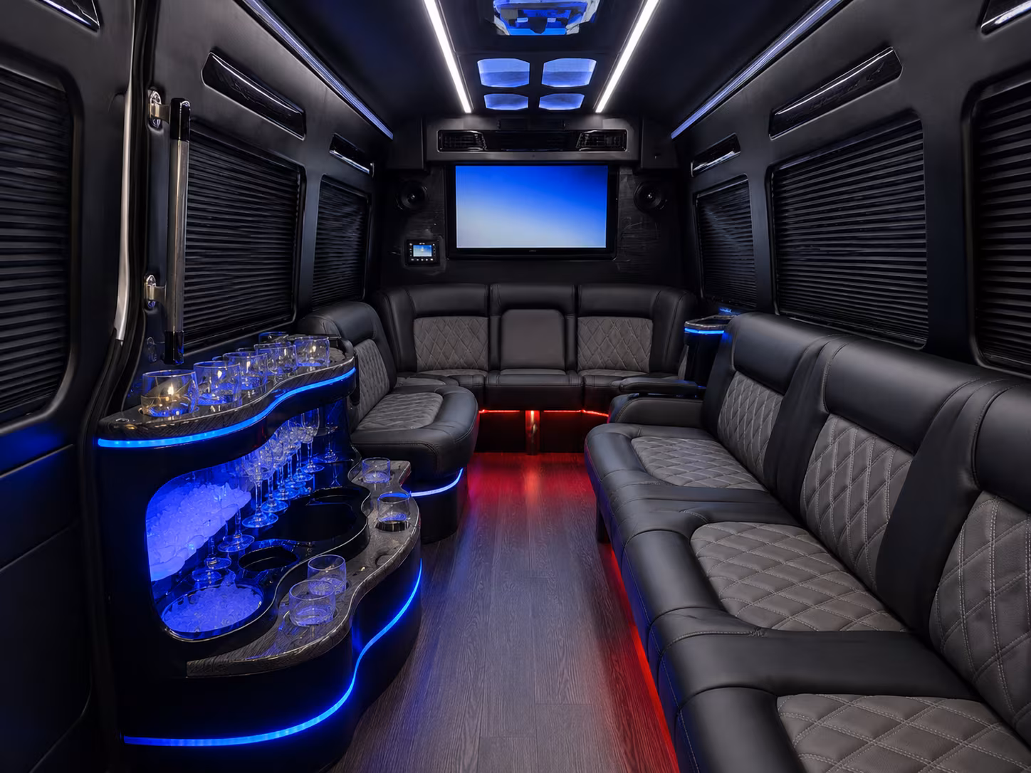 wedding party and bachelorette buses across spokane valley and downtown spokane